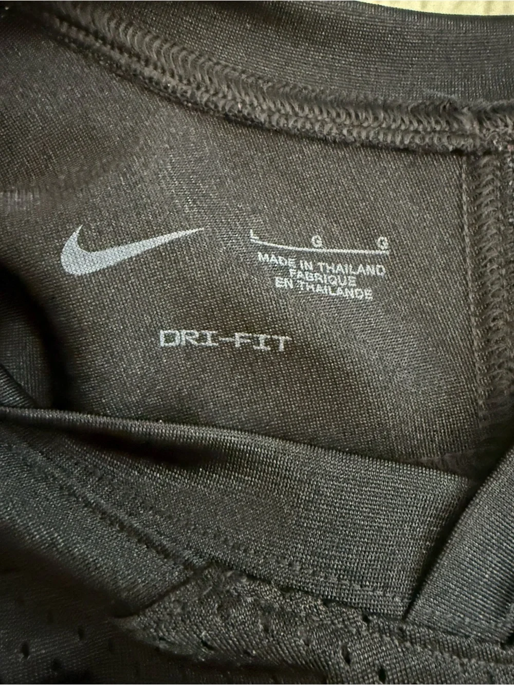 Nike Boy’s Black Dri-FIT Performance Football Jersey - Youth Large